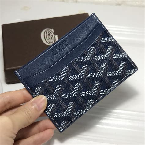 goyard business card holder|goyard card holder inside.